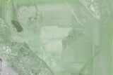 Glass-Clear, Green Cubic Fluorite Crystal - China #205595-2